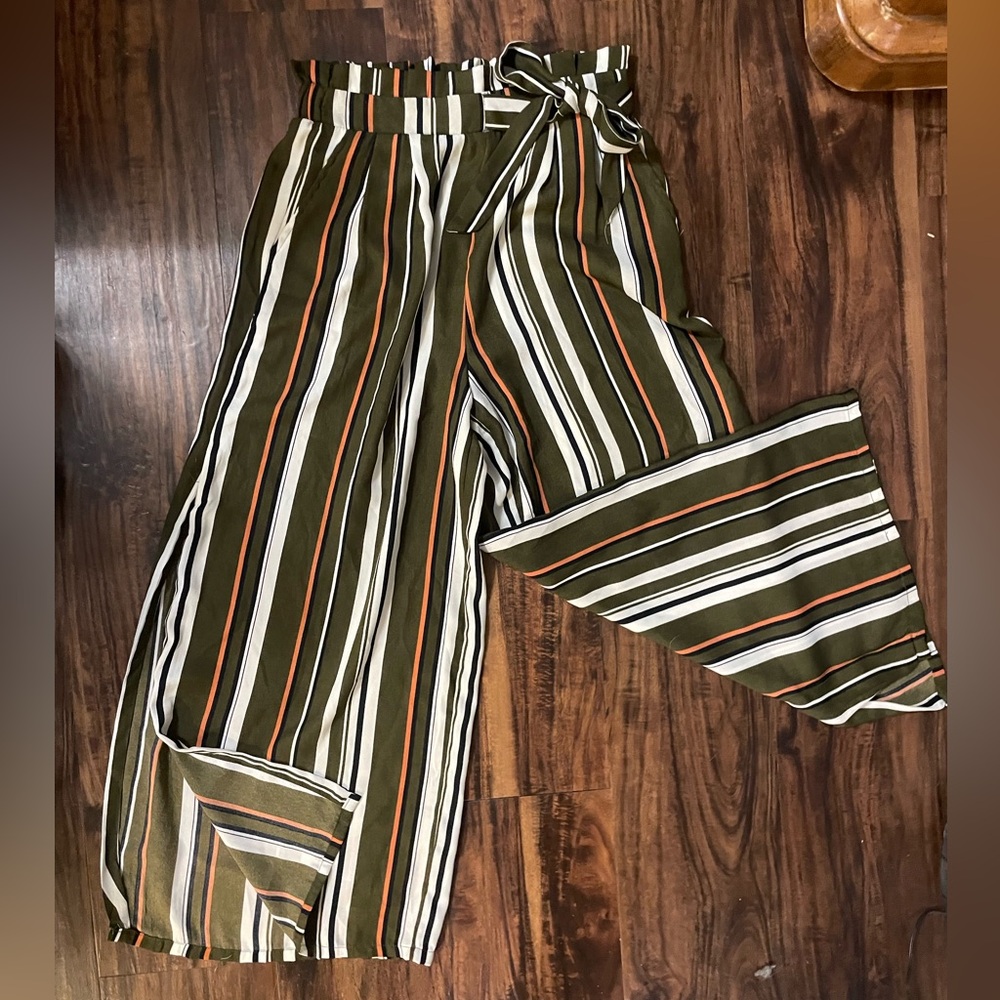 Boutique Summer, Spring, Fall Striped Pants